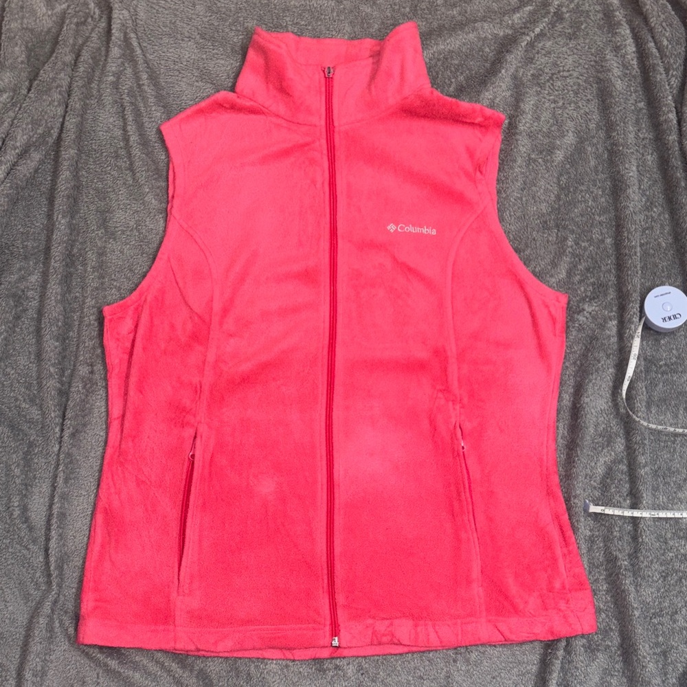 Columbia Bright Coral Sleeveless Fleece vest